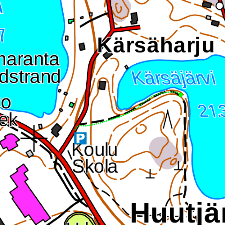 kärsäjärvi-kartta